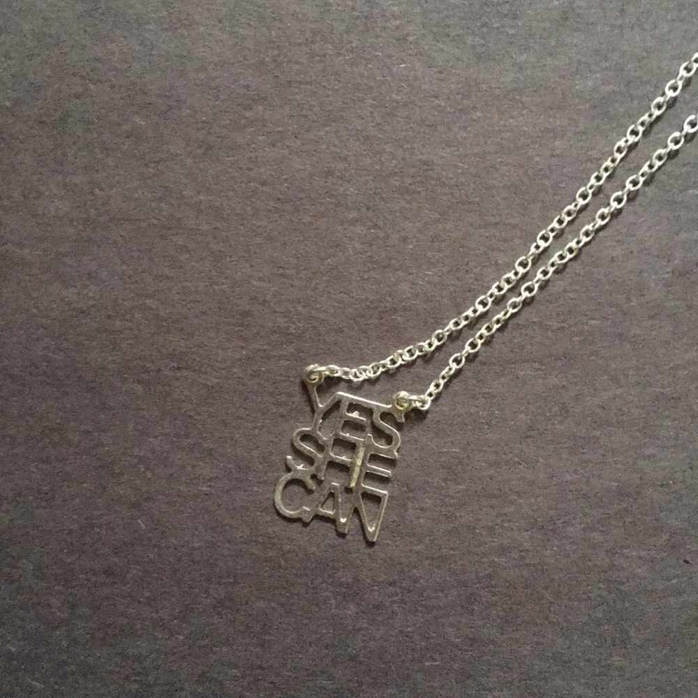Yes She Can Necklace